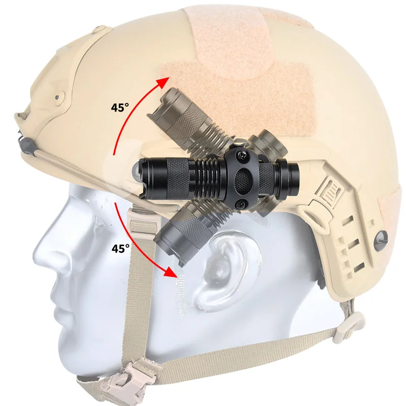 WADSN linterna táctica para casco estroboscópica blanca modo constante - imagen 5