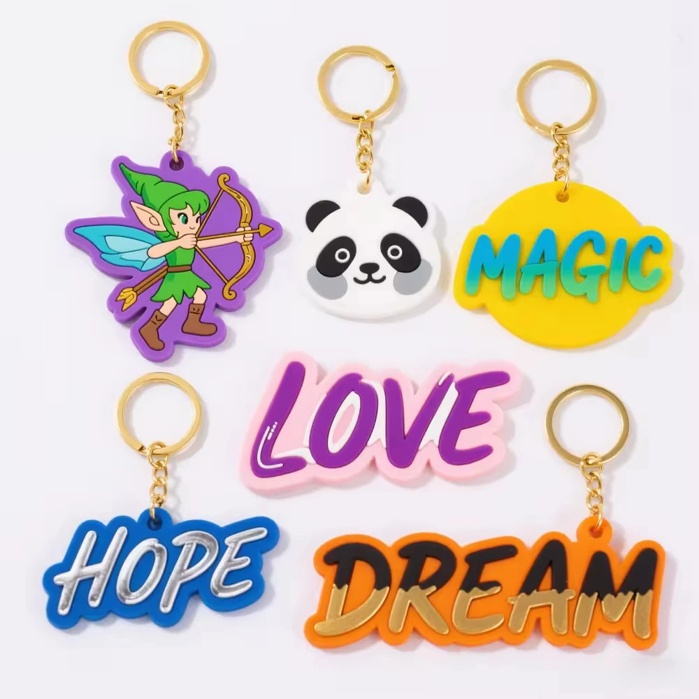 Llavero de PVC blando flexible con logotipo personalizado - imagen 4