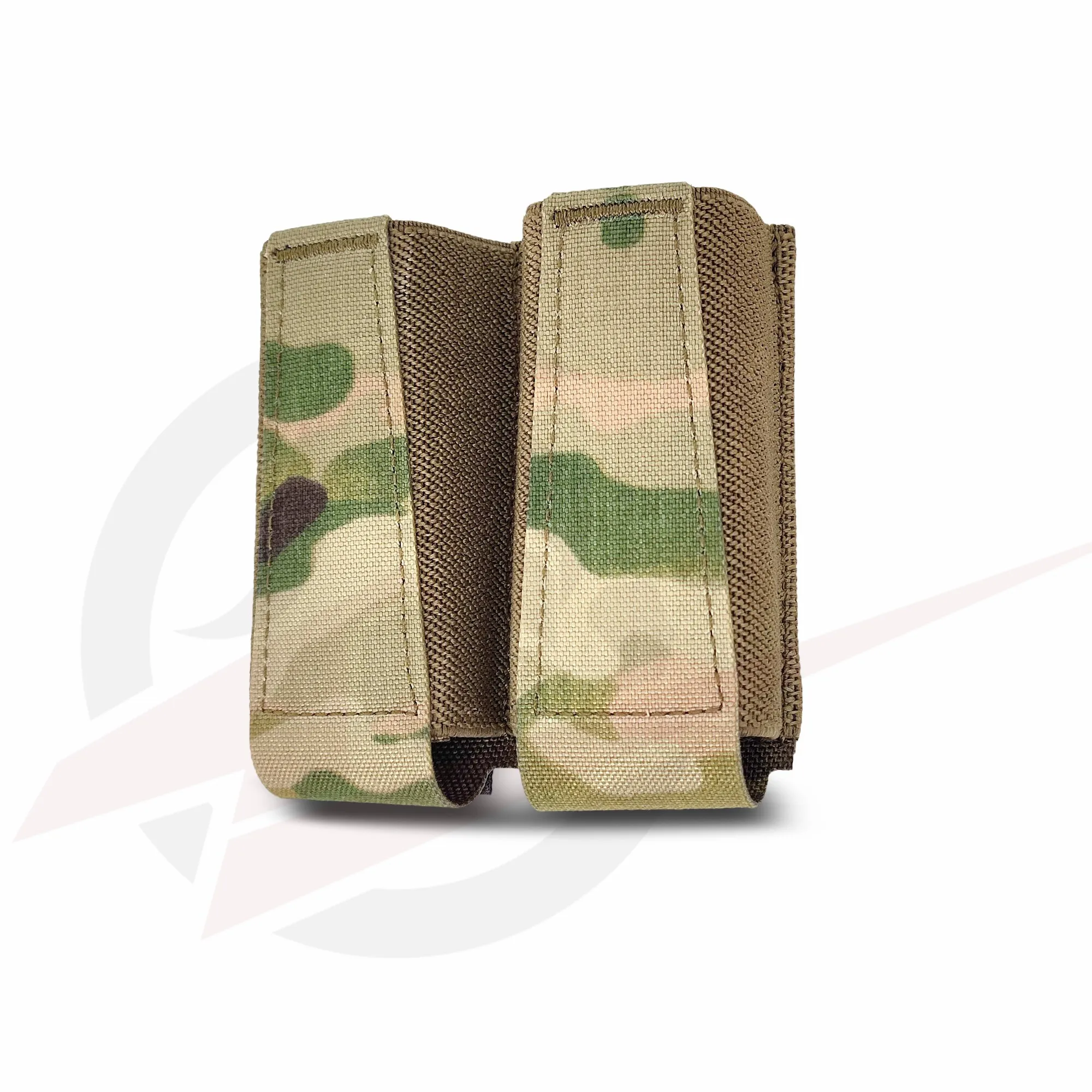 Bolsa táctica Molle doble elástica para cargadores 9mm estilo GBRS