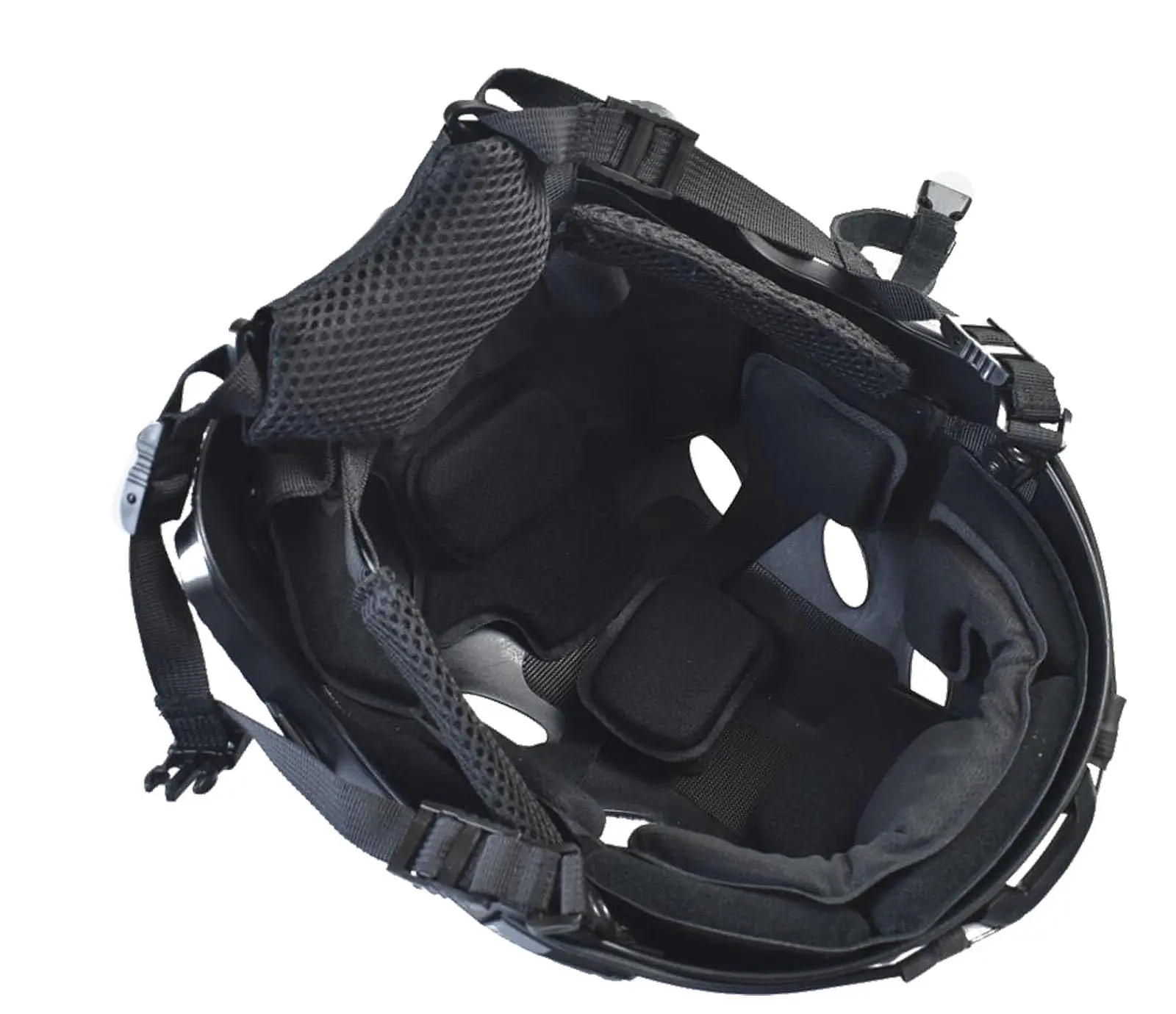 Sistema acolchado casco táctico – Suspensión Dial ajustable con correa barbilla - imagen 3