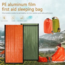 Manta térmica aluminizada supervivencia – Impermeable y viento para camping
