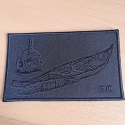 Parche táctico de canoa para uniforme, insignia de brazalete