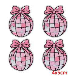 Parche bordado termoadhesivo Día San Valentín rosa dibujos para ropa