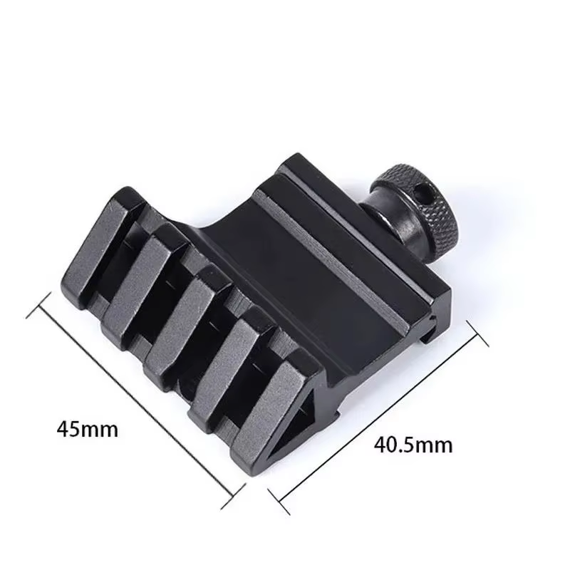 Adaptador de linterna táctica CNC con láser para riel Picatinny - imagen 5
