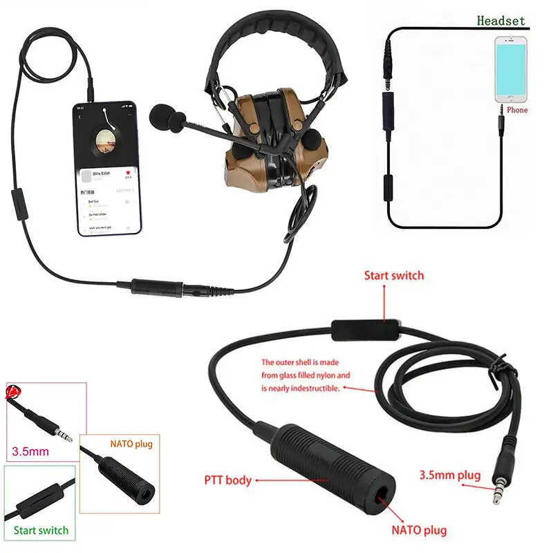 Adaptador PTT Nexus jack de audio para comunicaciones - imagen 3
