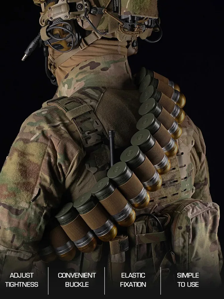 OPHIDIAN soporte cartuchos escopeta, bolsa táctica entrenamiento - imagen 5