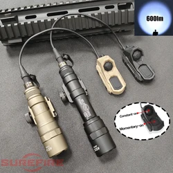 Linterna táctica SureFire M300 con pulsador remoto y Picatinny