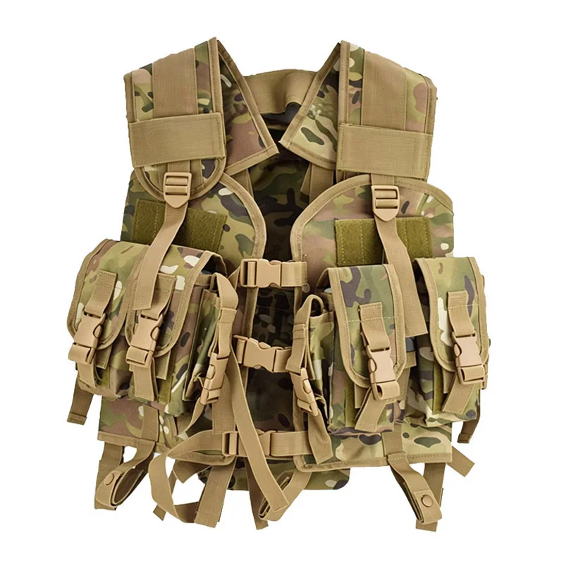 Chaleco táctico camuflaje con bolsa de agua - Airsoft y al aire libre - imagen 3
