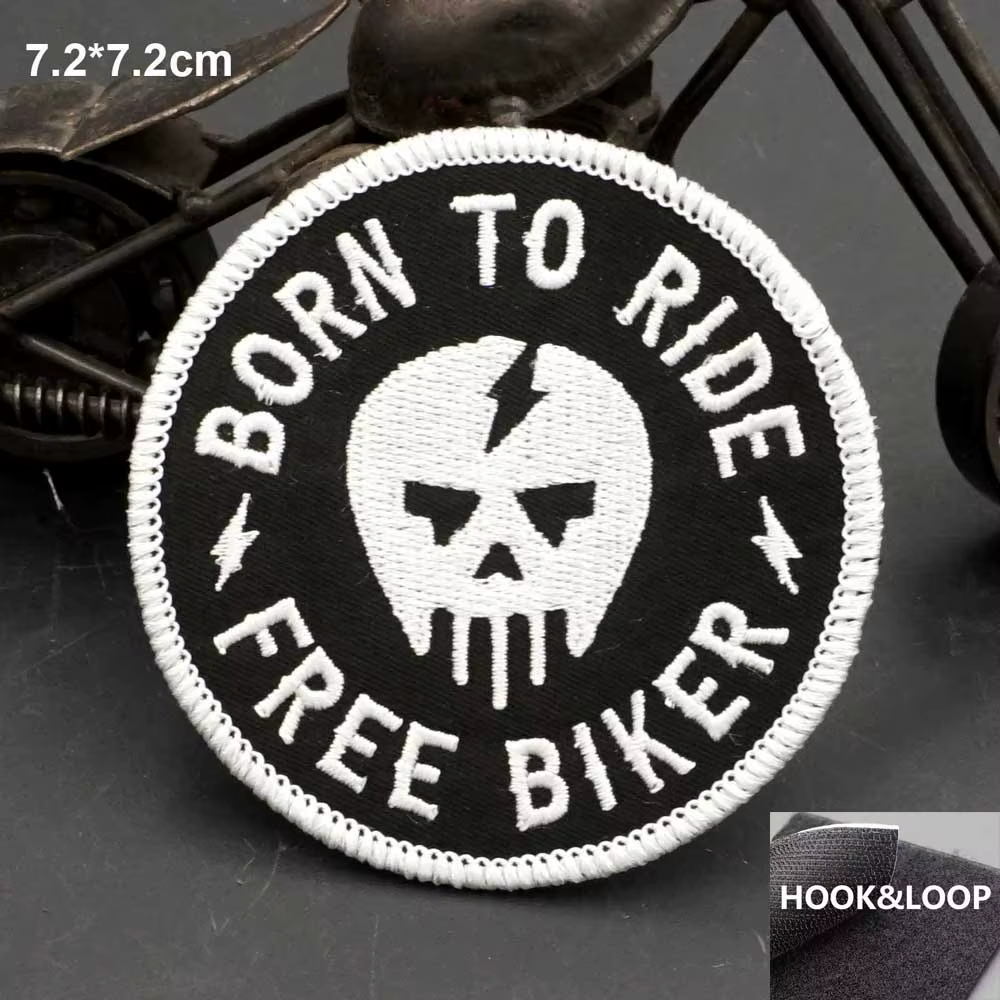 Detalle del bordado Punk Rider