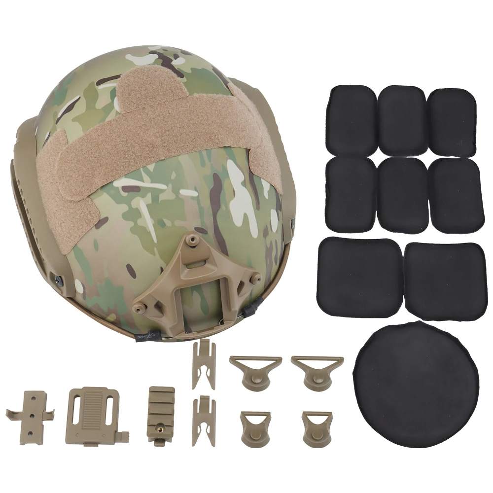Casco táctico quick release liberación rápida con visor visión nocturna - imagen 5