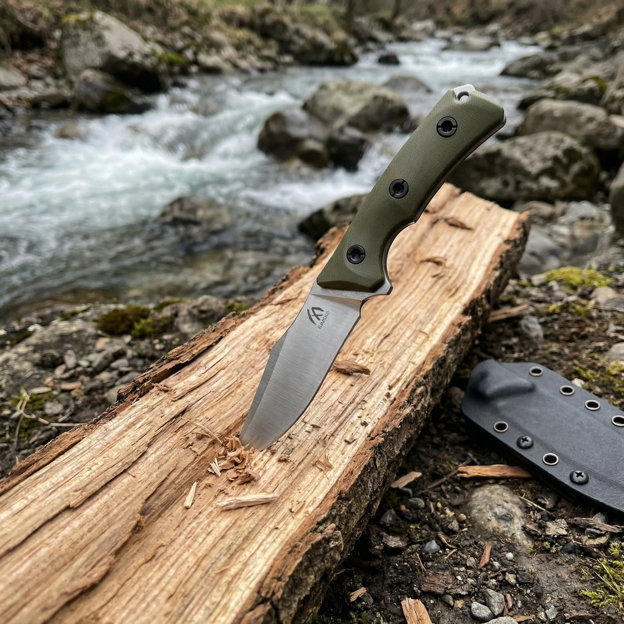 Cuchillo fijo para exteriores