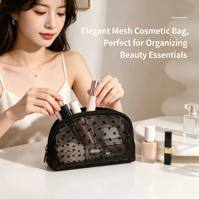 Bolsa neceser táctico de malla grande para viaje mujer compacta - imagen 2