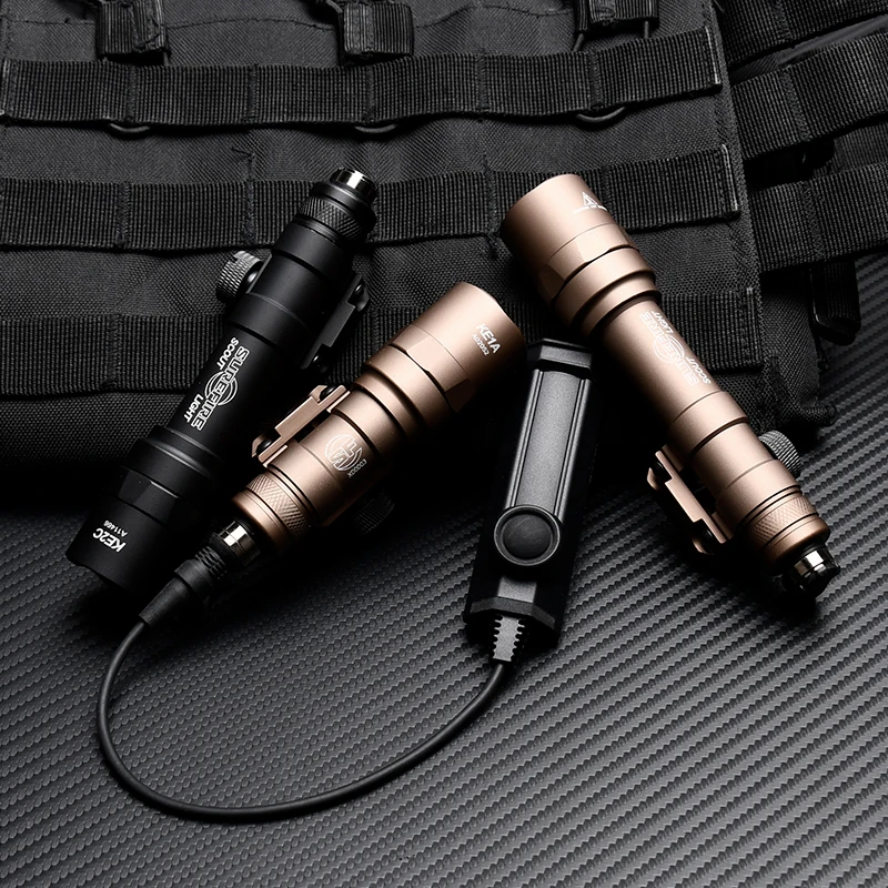 Linterna táctica SureFire M300C doble función con riel Picatinny - imagen 5