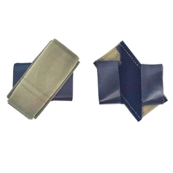 Portacargador táctico MOLLE con clip cinturón y linterna LED