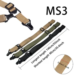 MS3 eslinga táctica QD para pistola ajustable Airsoft y exteriores