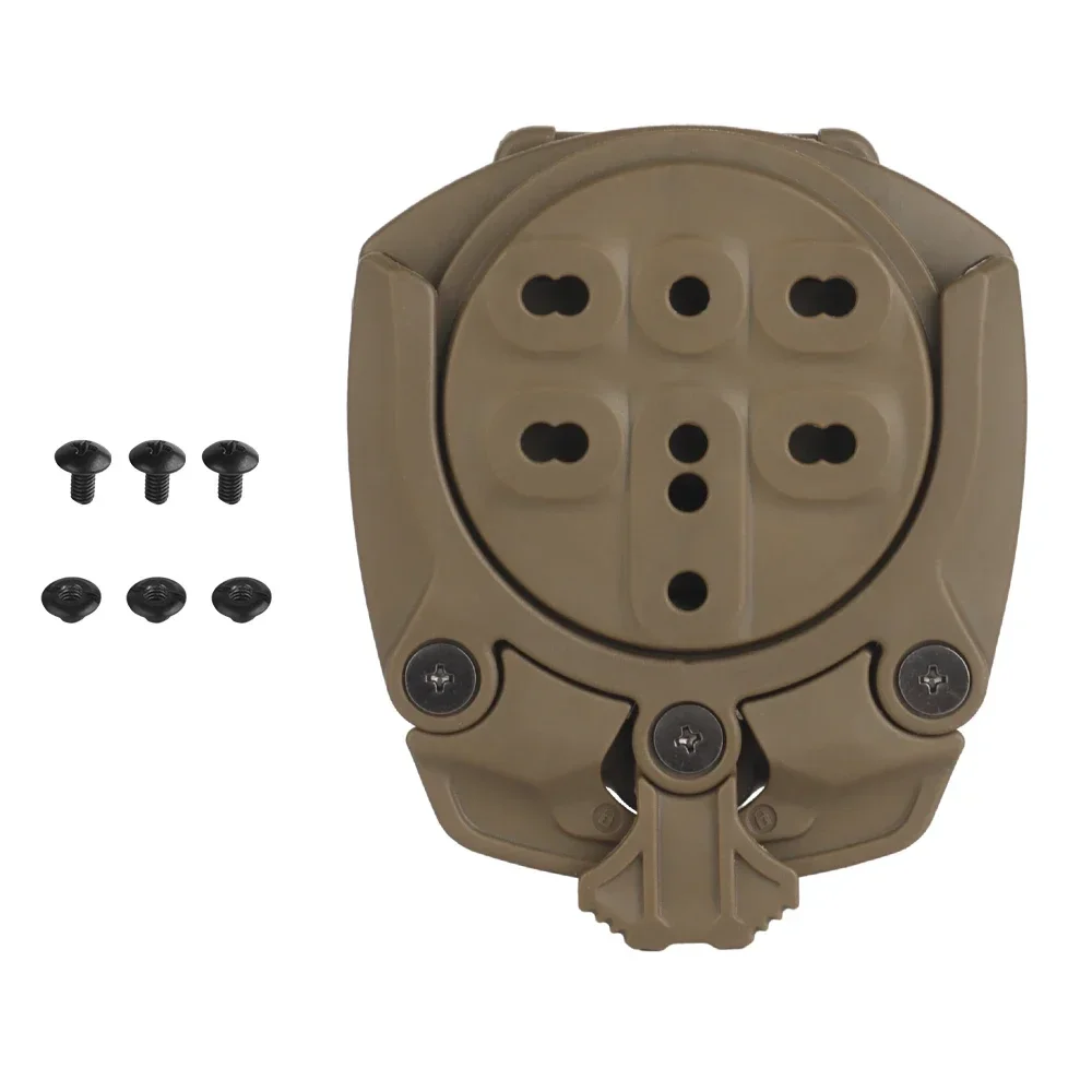 Base giratoria 360° para funda táctica – Montaje modular airsoft/caza - imagen 2