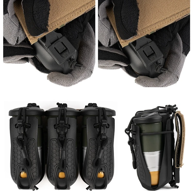 Bolsa MOLLE para granada M433 compatible con chaleco táctico - imagen 3