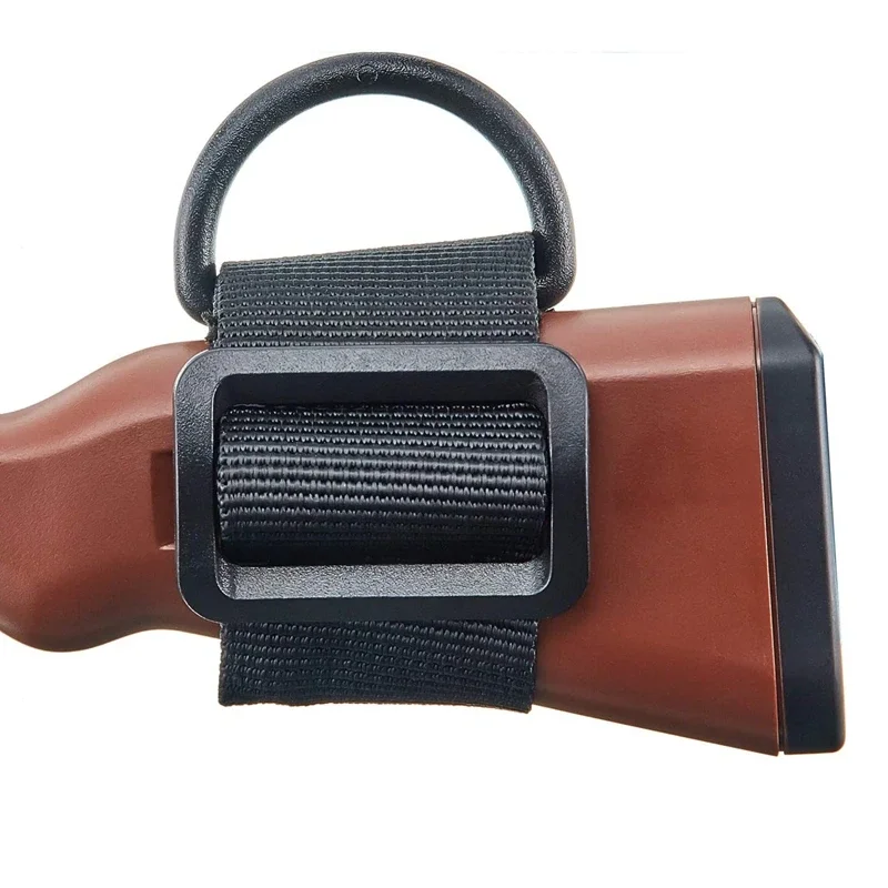 Correa táctica para rifle en nylon con anillo D ajustable de hombro - imagen 5