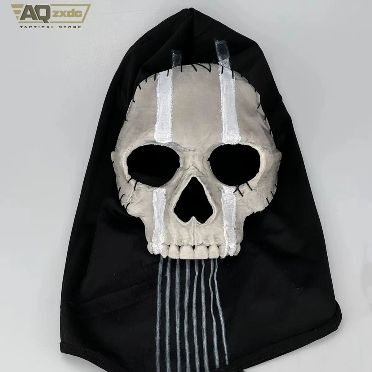 Máscara Parca Oscura Halloween con Capa - Disfraz Gótico Cod 19 - imagen 2