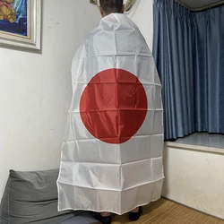 Bandera de Japón táctica de poliéster resistente interior y exterior