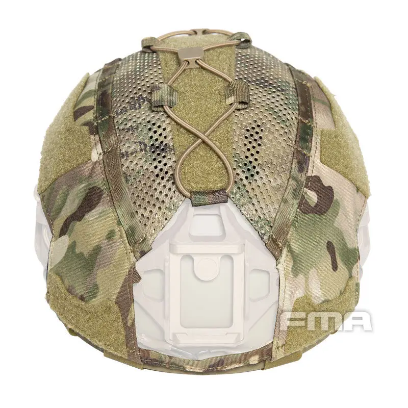Funda táctica casco airsoft paintball corte alto tipo Caiman - imagen 3