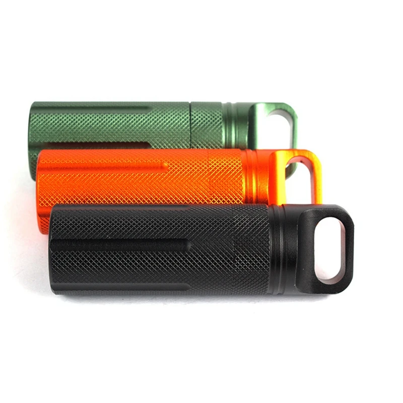 Caja de supervivencia impermeable EDC aluminio pastillas batería - imagen 3
