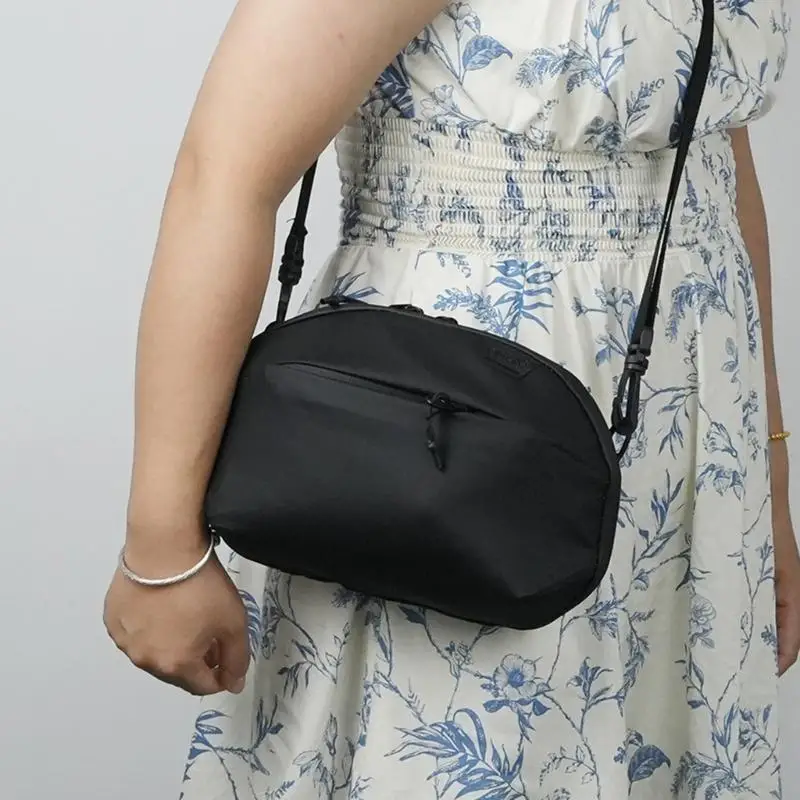 Bolsa bandolera Oxford impermeable para teléfono y llaves bolsillos