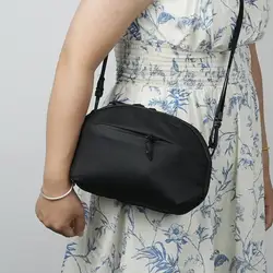 Bolsa bandolera Oxford impermeable para teléfono y llaves bolsillos