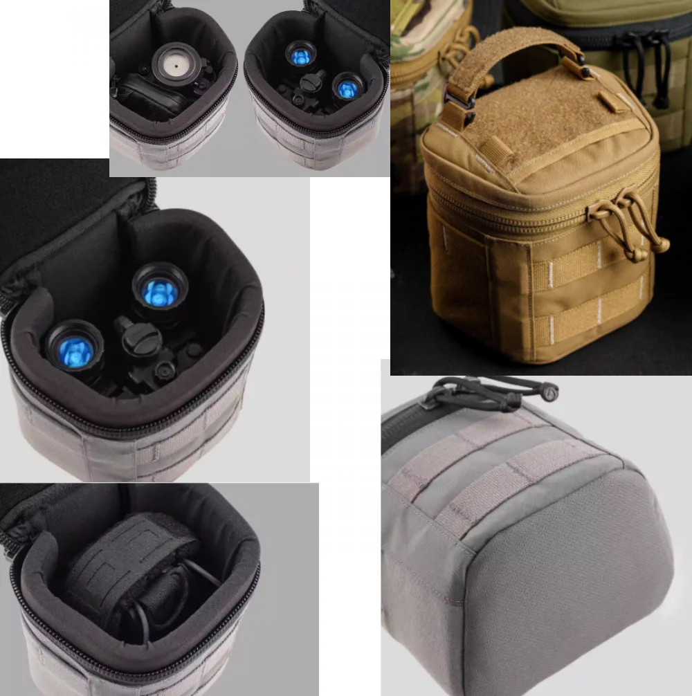 Funda NVG universal anticolisión a prueba de golpes con forro suave