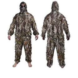 Traje Ghillie 3D corte árbol camuflaje biónico para caza y observación