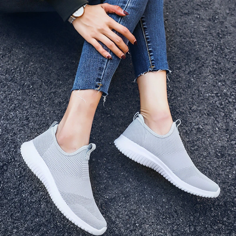 Zapatillas de correr hombre malla transpirable verano con luz de pedal - imagen 5