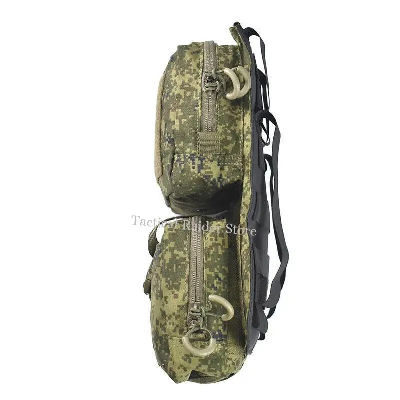 Chaleco táctico PA6 impermeable verde con bolsa de agua desmontable - imagen 4
