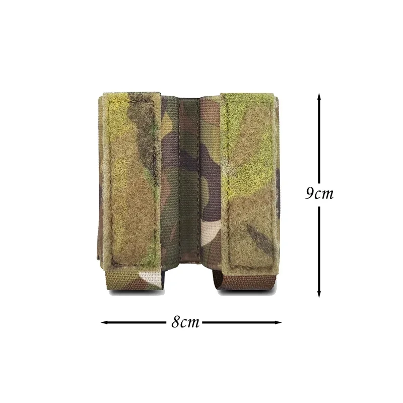 Porta cargadores táctico para airsoft con inserto elástico Multicam pecho