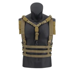 Chaleco táctico MOLLE modular ripstop con porta-cargadores