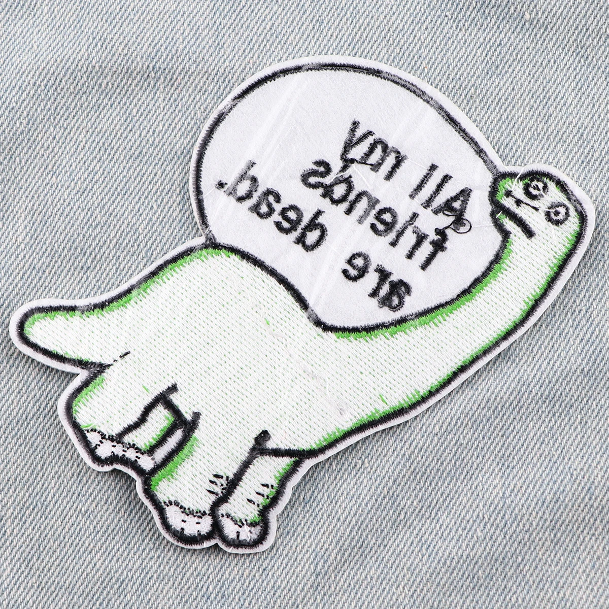 Parche bordado dinosaurio – Parche táctico para ropa - imagen 5
