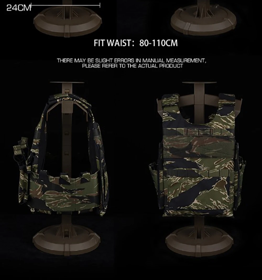 Chaleco portaplacas LV-119 con accesorios