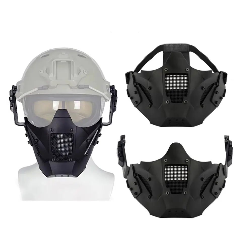 Iron Warrior máscara táctica media cara para paintball con FAST - imagen 2