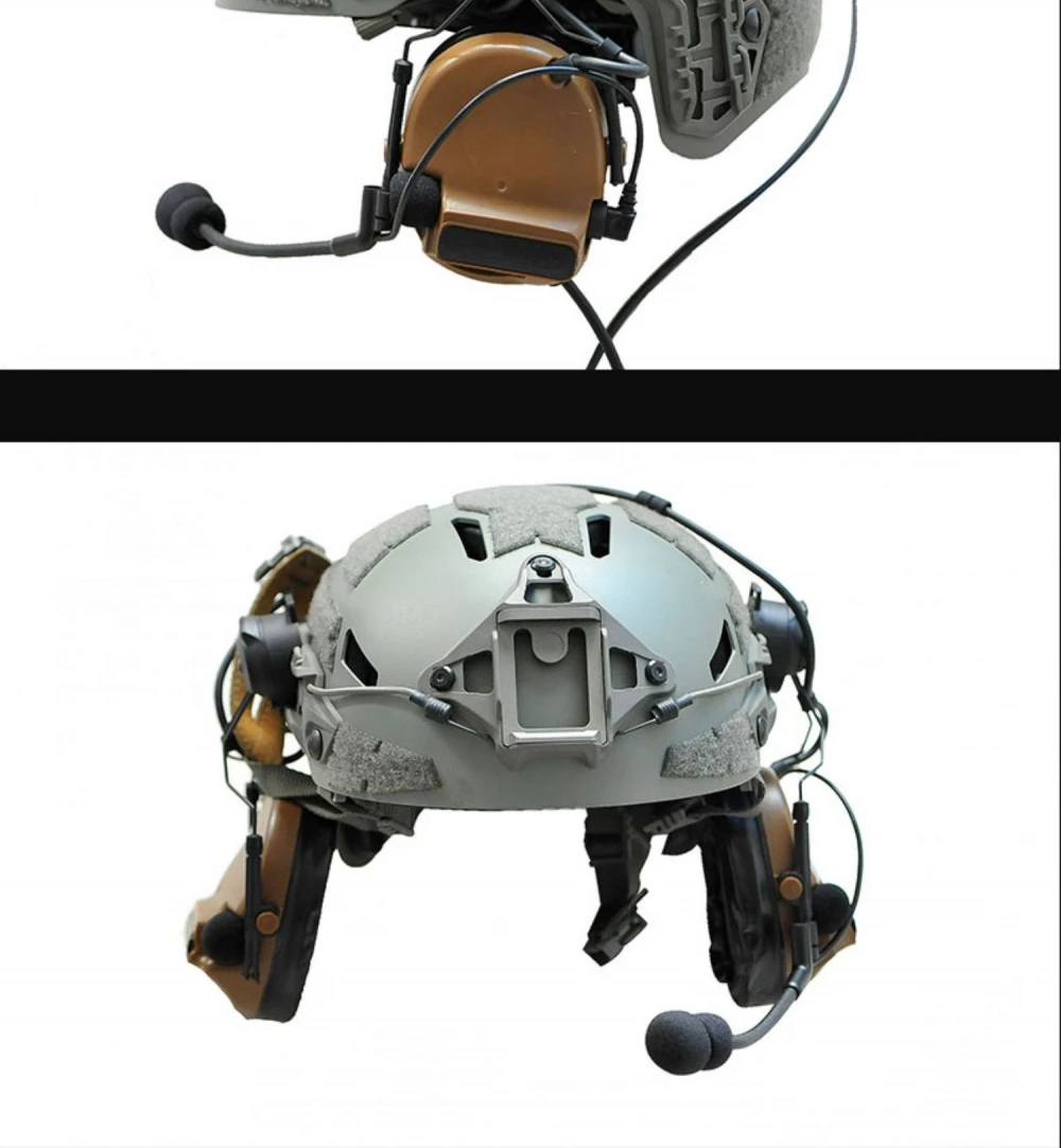 Adaptador de carril táctico FMA para casco Comtec - imagen 2