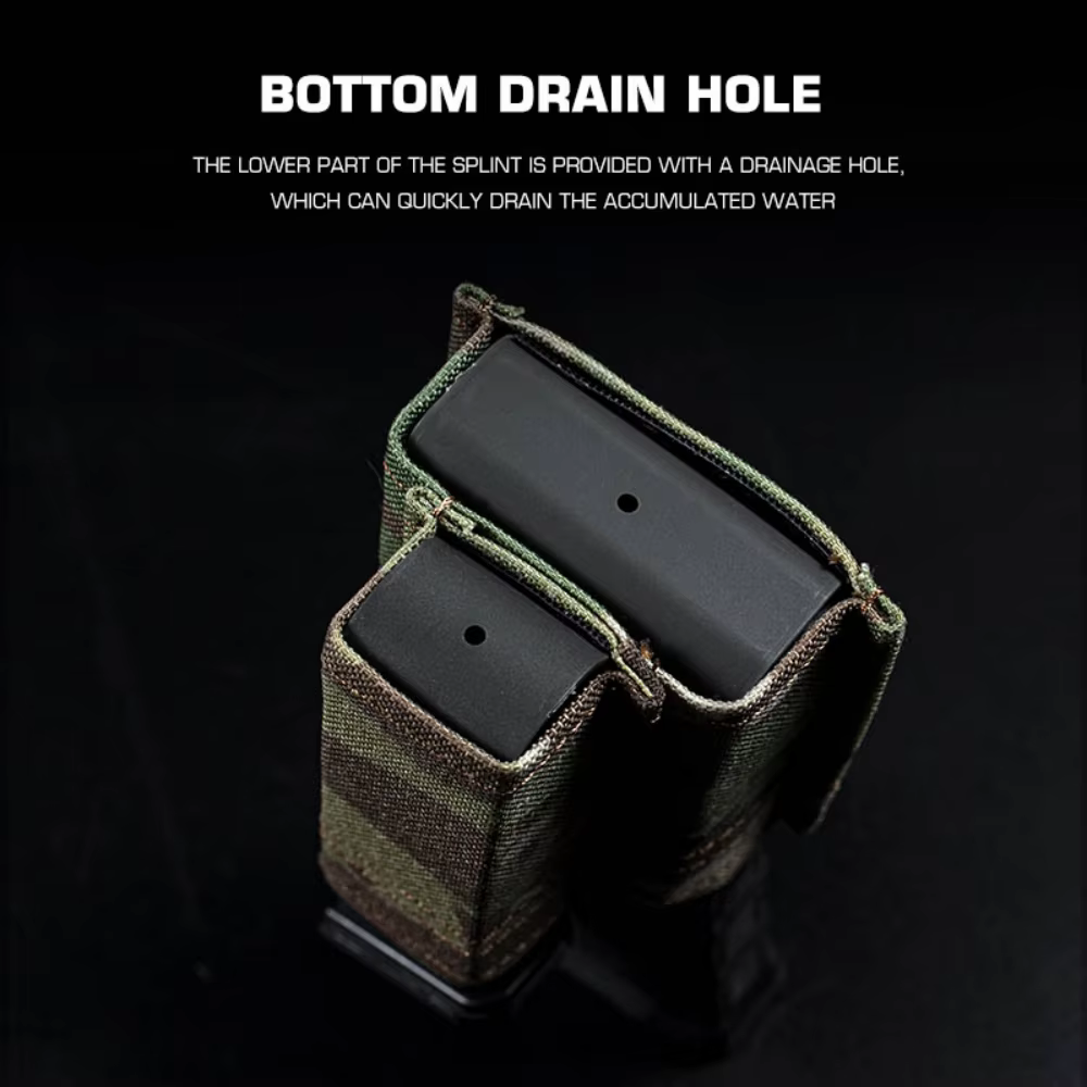 POSEIDON DEFENSE Bolsa táctica para cargadores MOLLE con clip - imagen 5