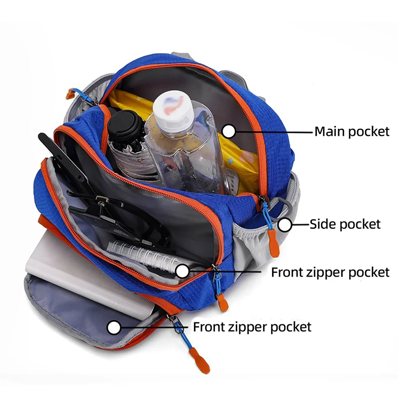 Riñonera táctica outdoor – Bolsa de pecho multiuso para senderismo y camping - imagen 2
