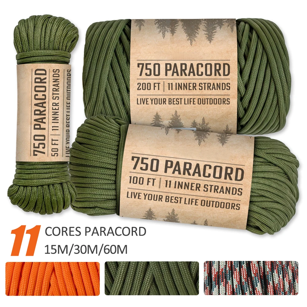 Paracord resistente para supervivencia, camping y manualidades - imagen 4