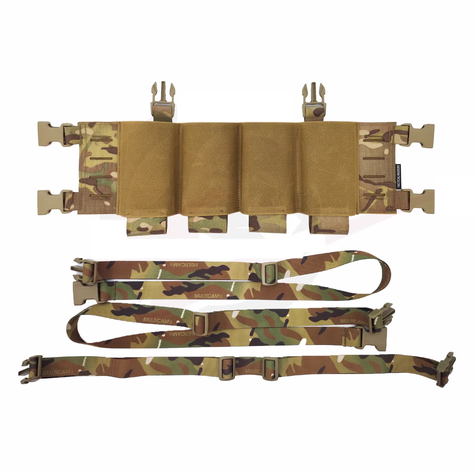 Pechera táctica modular MOLLE portaaccesorios baja visibilidad - imagen 4