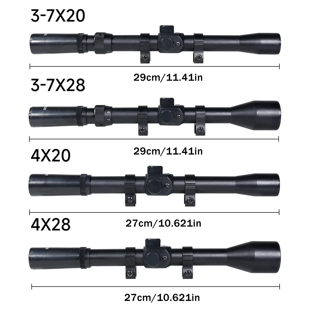 Mira telescópica táctica para rifle de caza con óptica réflex - imagen 3