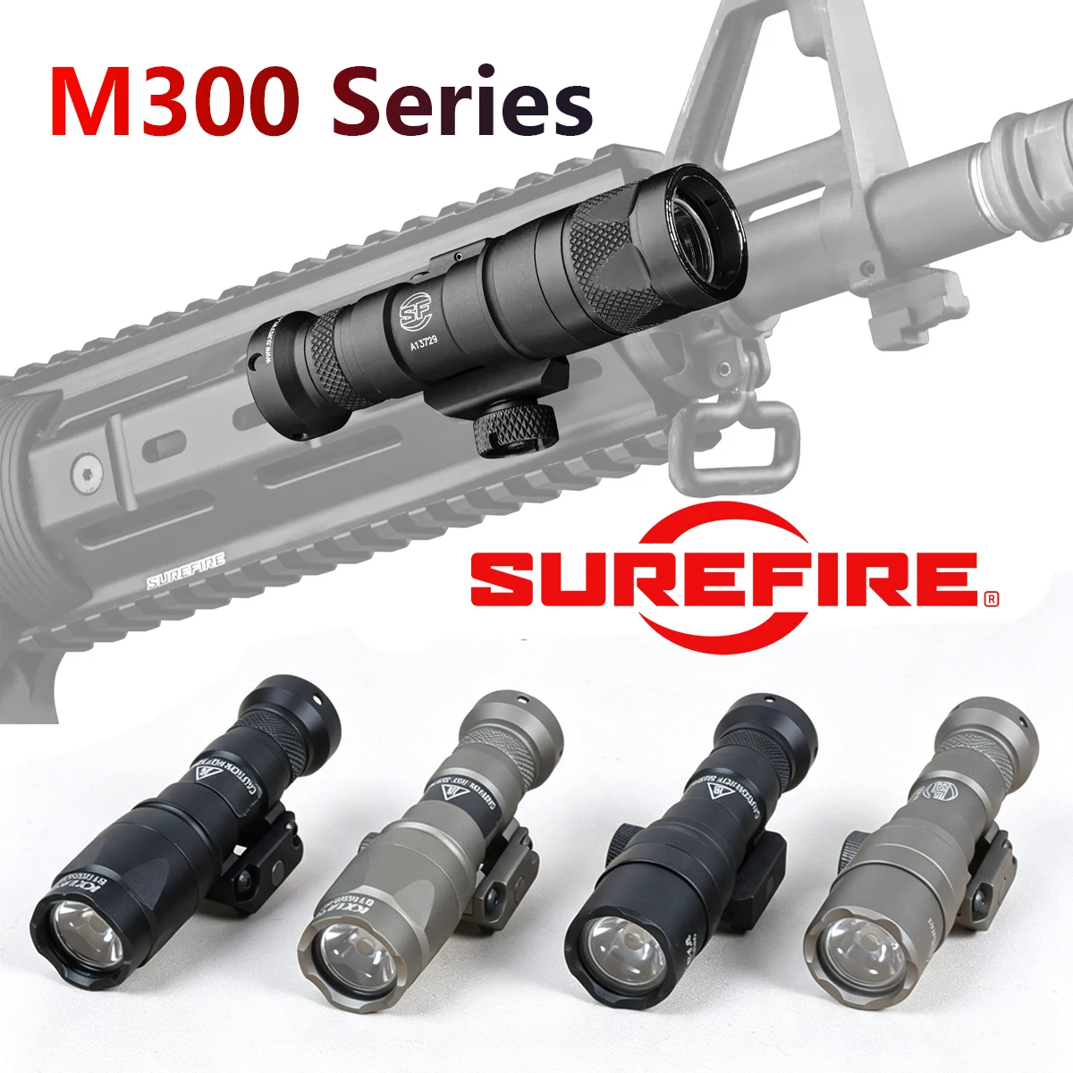 Surefire M300 Scout linterna táctica LED para plataforma M4 AR15 - imagen 5