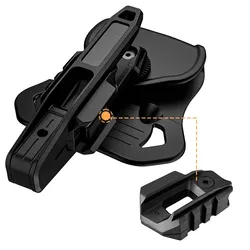 Adaptador de montaje táctico para riel Picatinny en funda QD