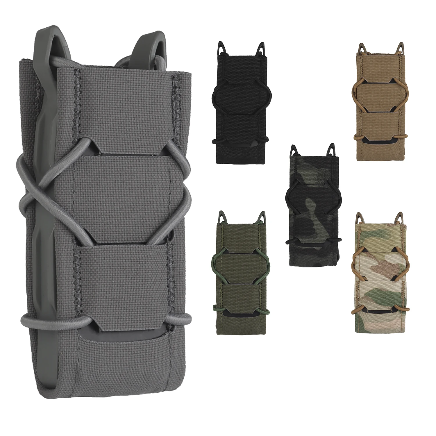 Tiger V2 funda táctica MOLLE con velcro para cargadores de mano - imagen 2