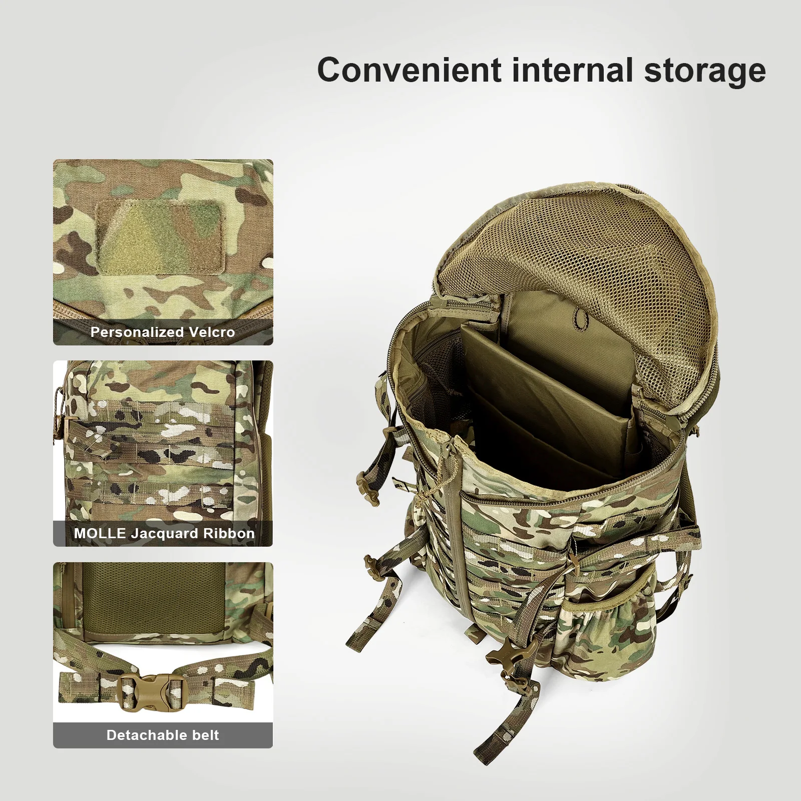 Mochila táctica Cordura funcional para viajes y outdoor - imagen 4