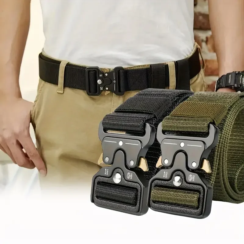 Cinturón táctico nailon unisex hebilla polímero resistente - imagen 4