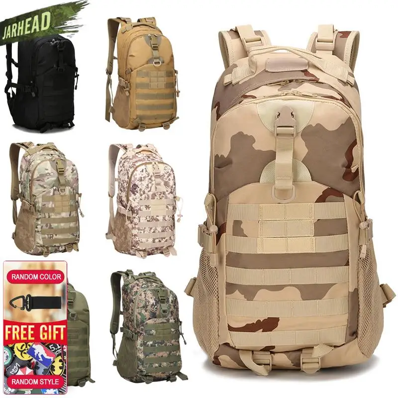Mochila táctica impermeable MOLLE para senderismo, caza y camping - imagen 2