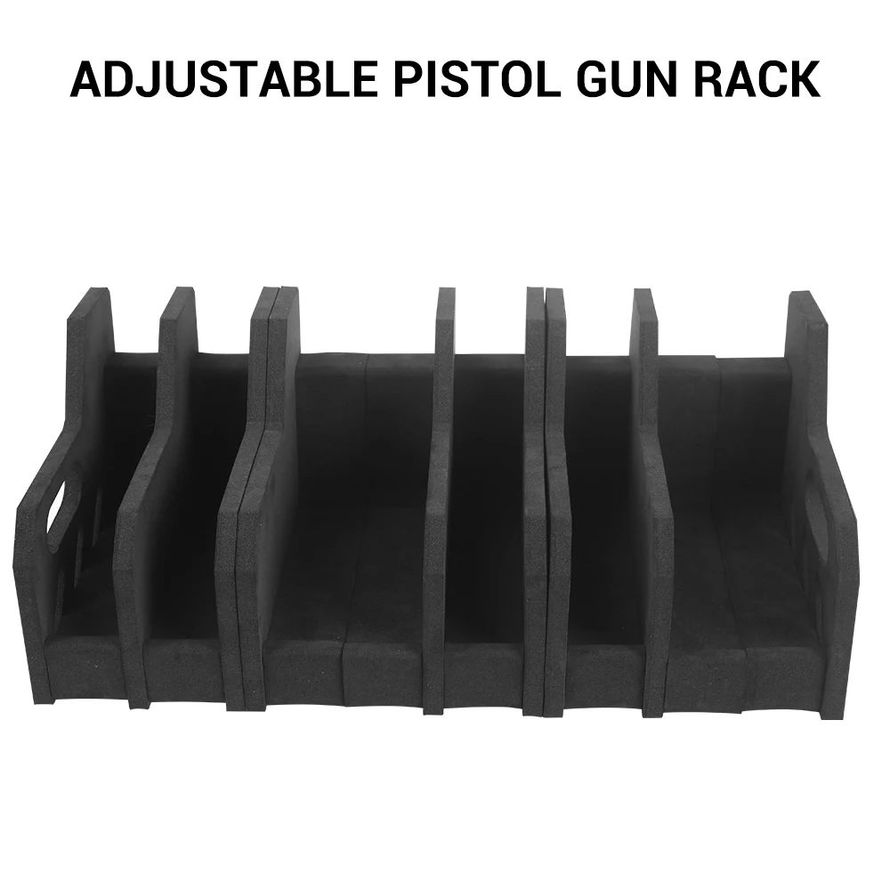 Soporte de espuma para pistolas – Organizador táctico de caja fuerte - imagen 5